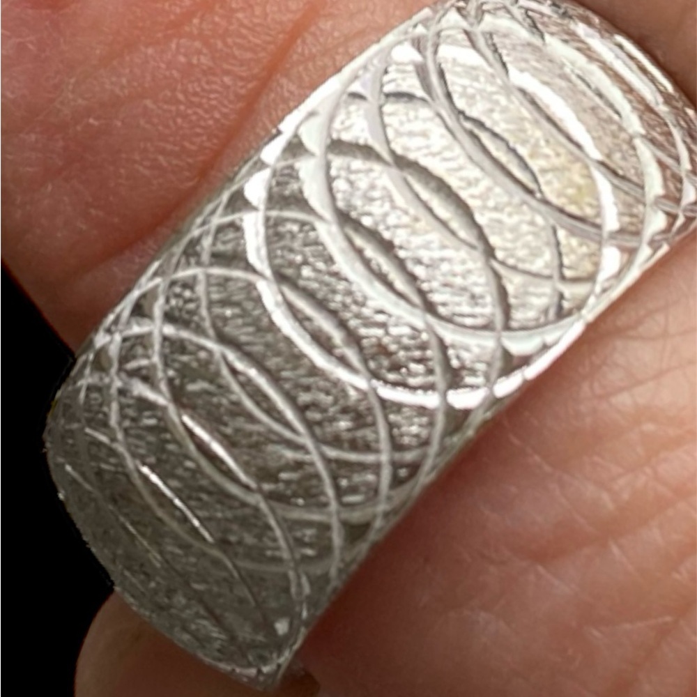 Textured Silver Ring
